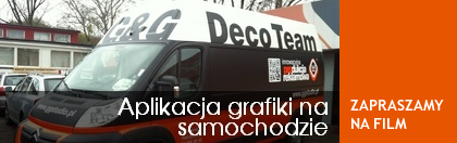 Zapraszamy na film - Aplikacja grafiki na samochodzie