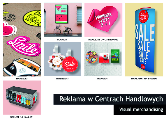 REKLAMA W centrach handlowych druk24h